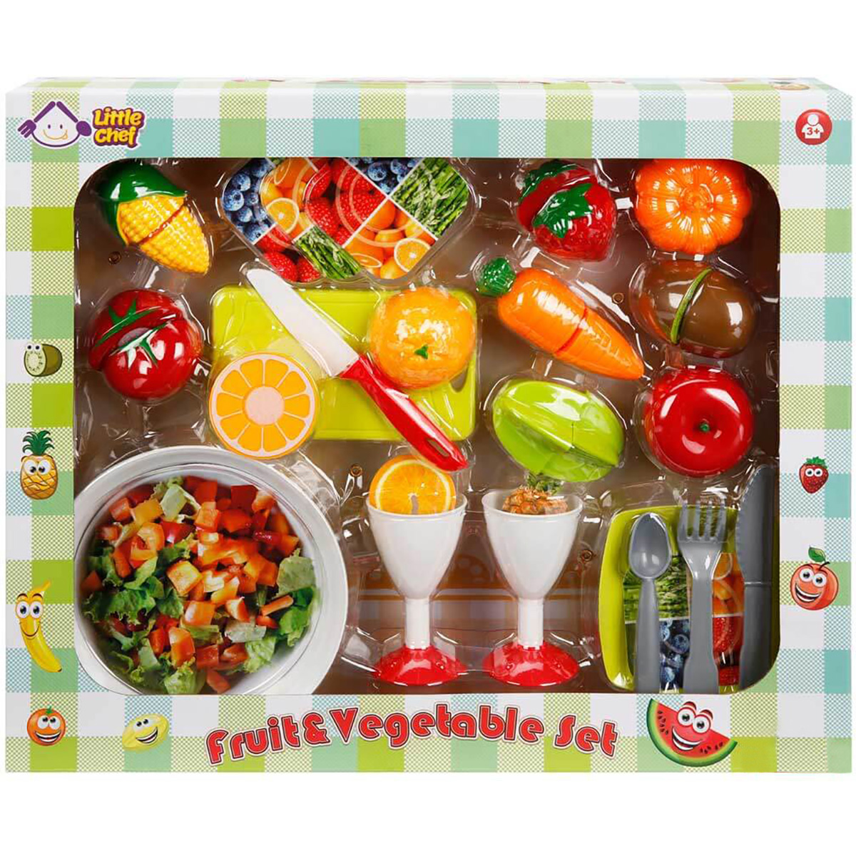 Set fructe si legume, Little Chef Jucarii de imitatie 2023-09-21