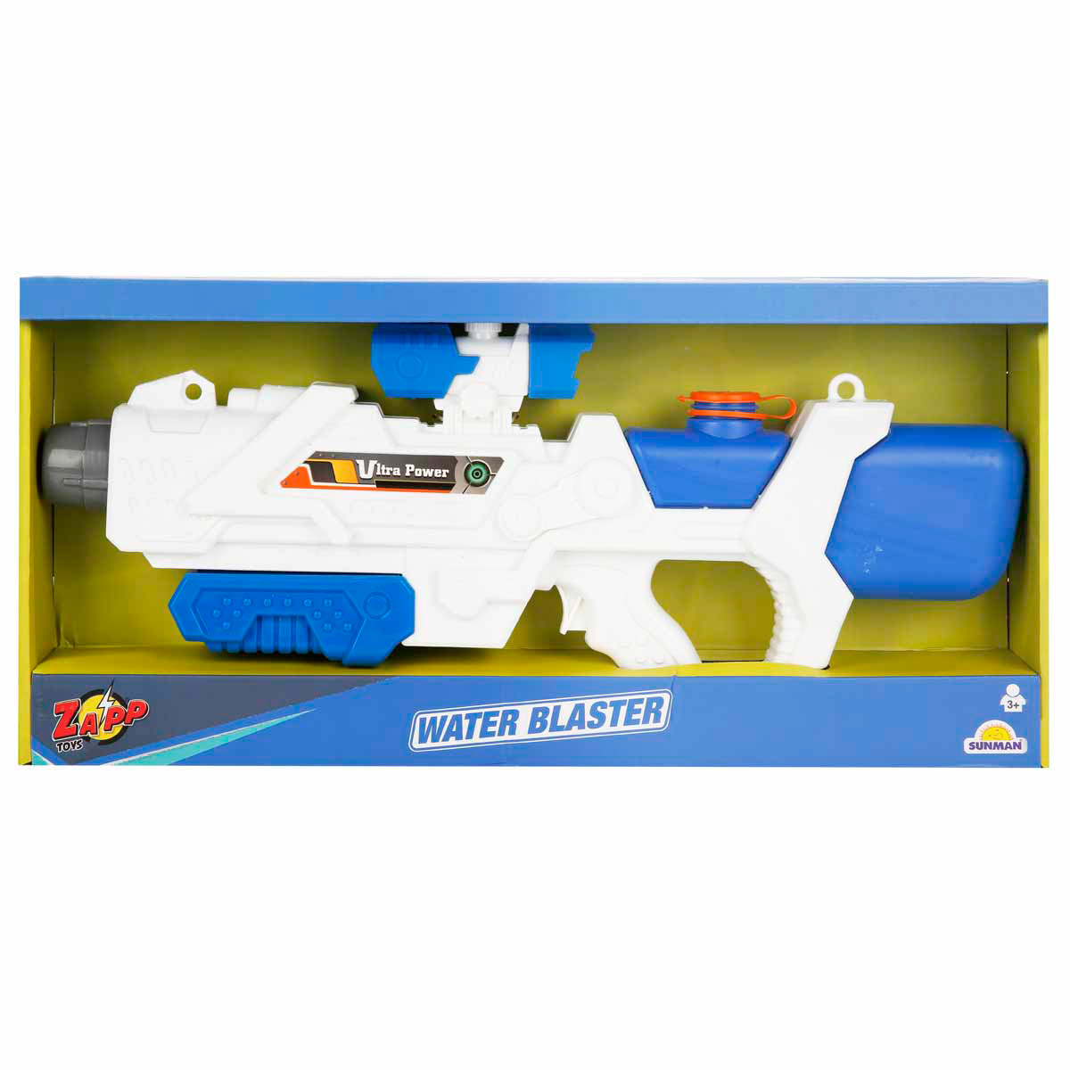 Pistol de apa, Zapp Toys, Ultra Power, 49 cm, Alb