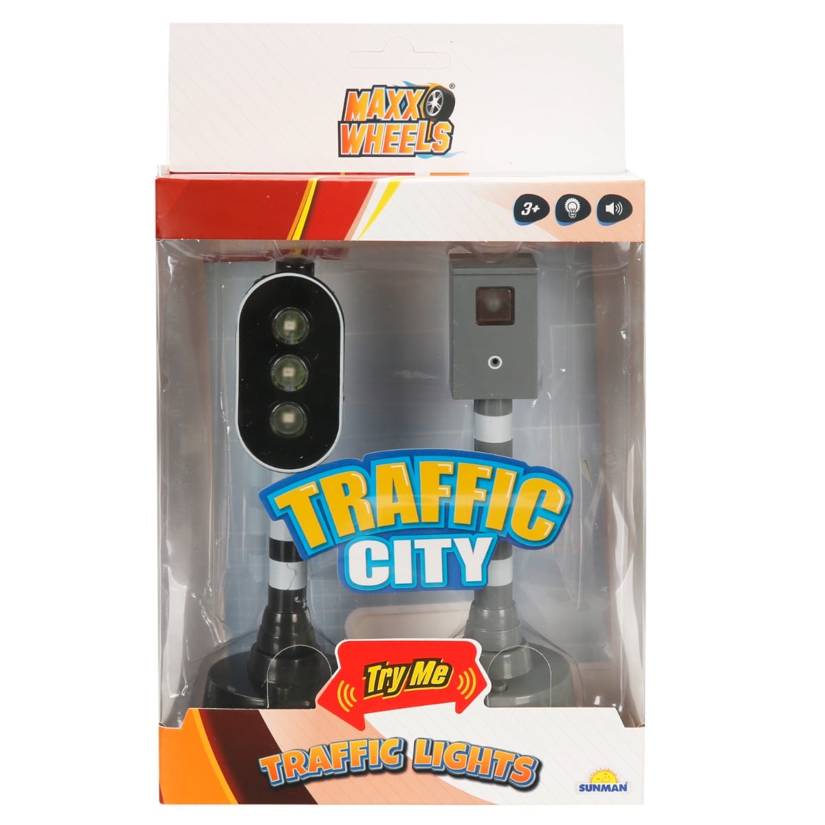 Set de semafoare cu sunet si lumina, Maxx Wheels