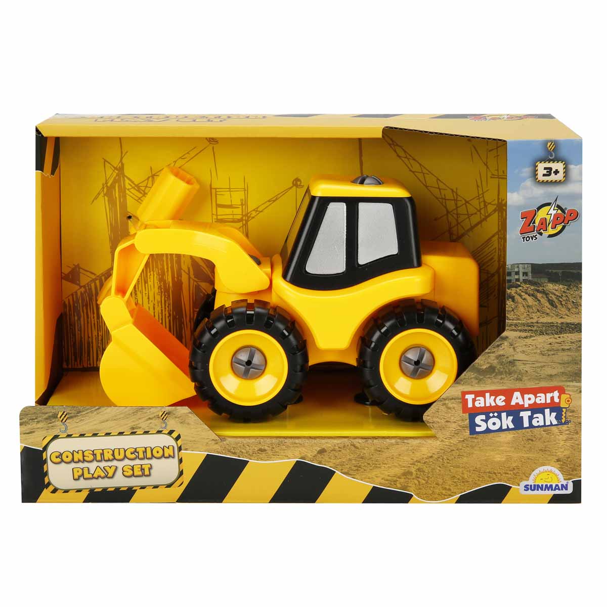 Vehicul de constructie cu surubelnita, Zapp Toys, Excavator