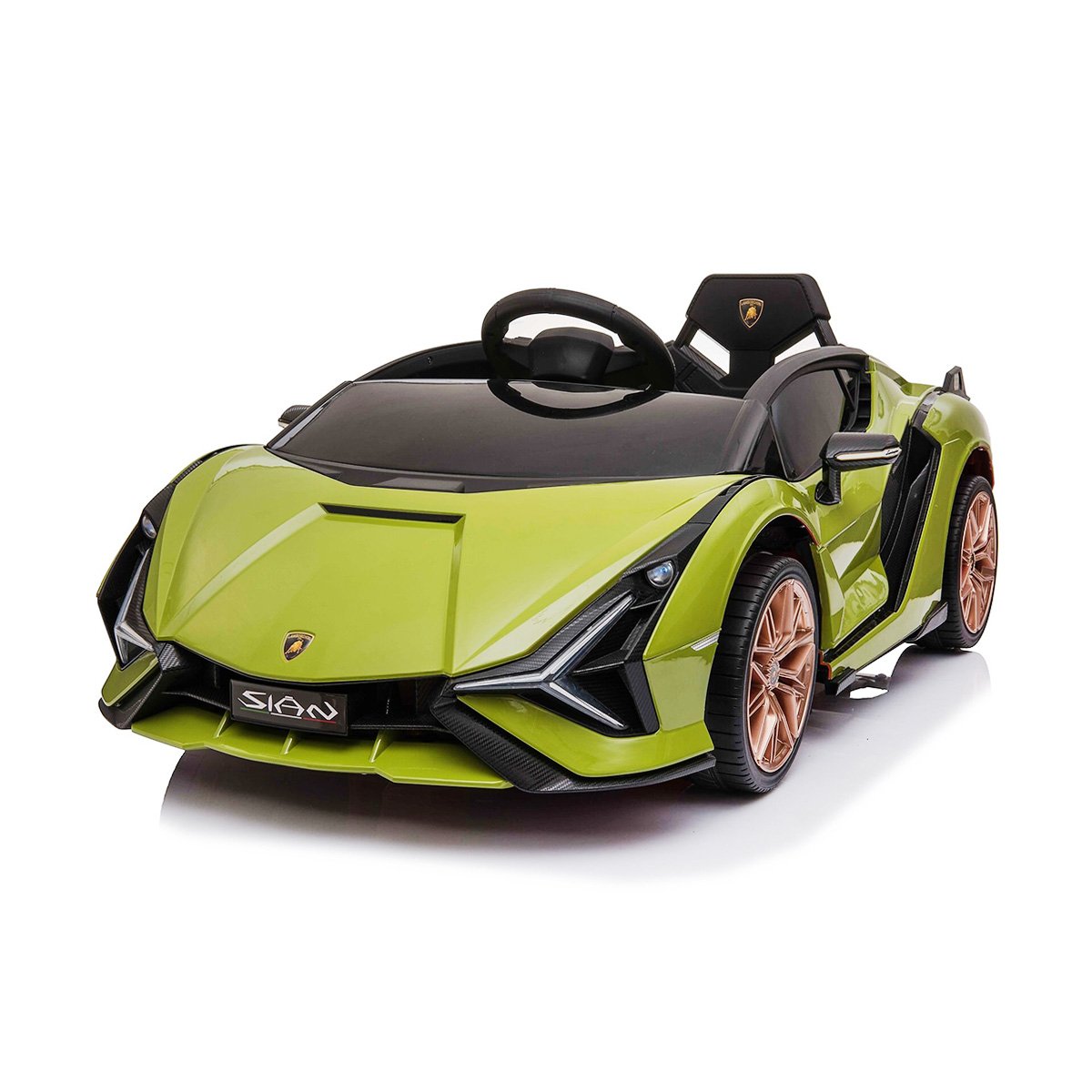 Masinuta electrica, Lamborghini Sian, 12V, Verde Lamborghini imagine noua responsabilitatesociala.ro
