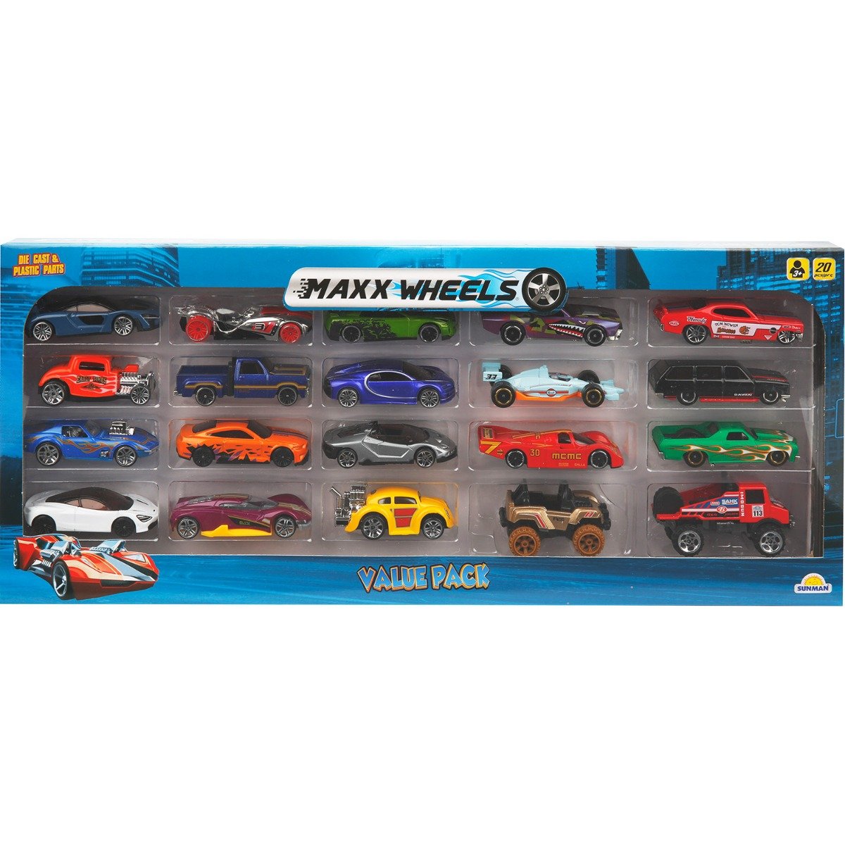 Set 20 masinute, Value Pack, Maxx Wheels