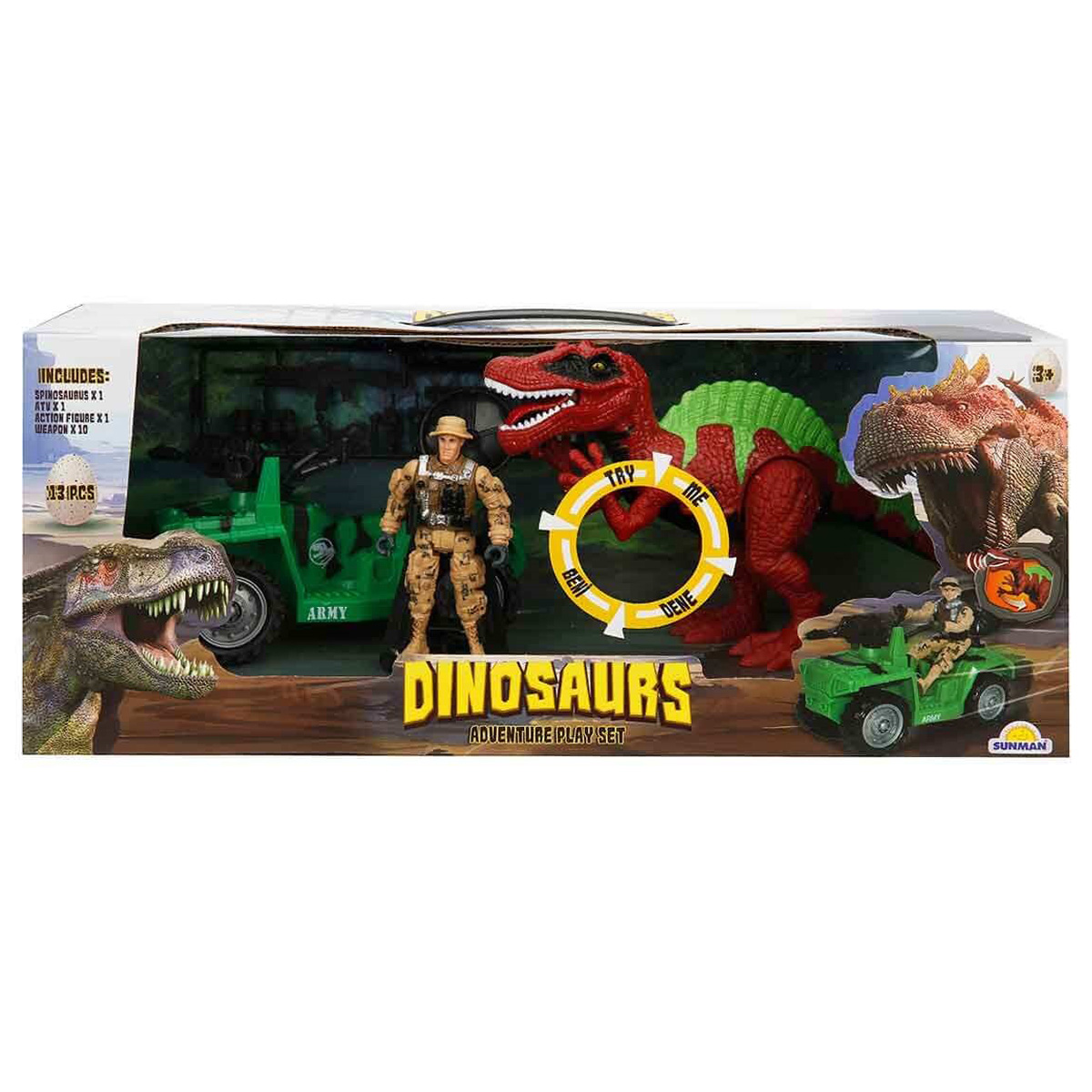 Set masina cu figurina, Crazoo, Vanatorii de Dinozauri Masinute 2023-09-21