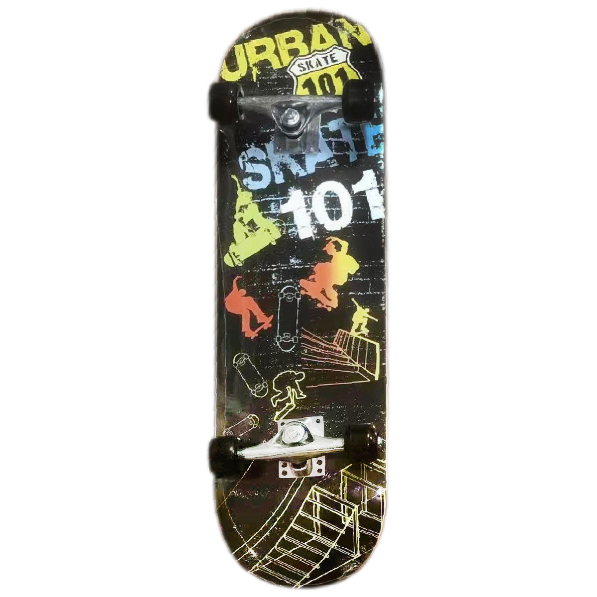 Skateboard Rising Sports Xtreme, 80 cm, Urban Skate 101 101 imagine noua responsabilitatesociala.ro