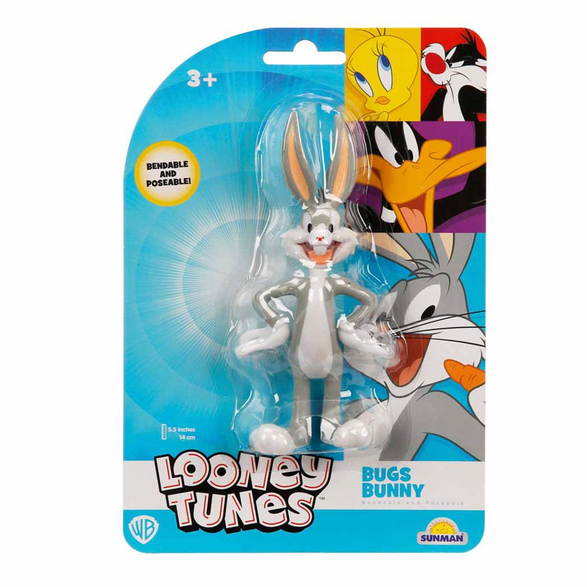 Figurina Looney Tunes, Bugs Bunny, 14 cm