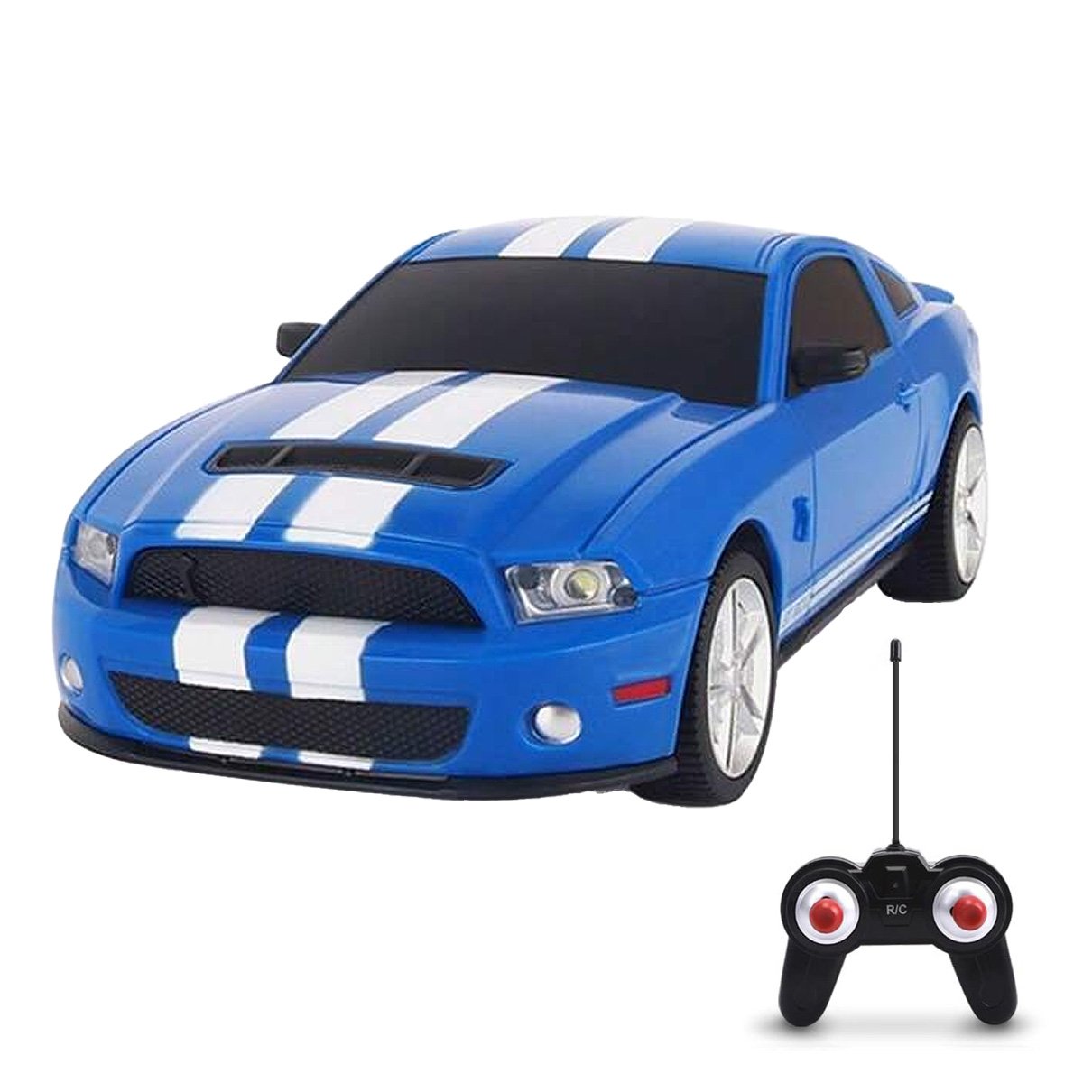 Masina cu telecomanda, Suncon, Ford Mustang Shelby GT500, 1:24, Albastru