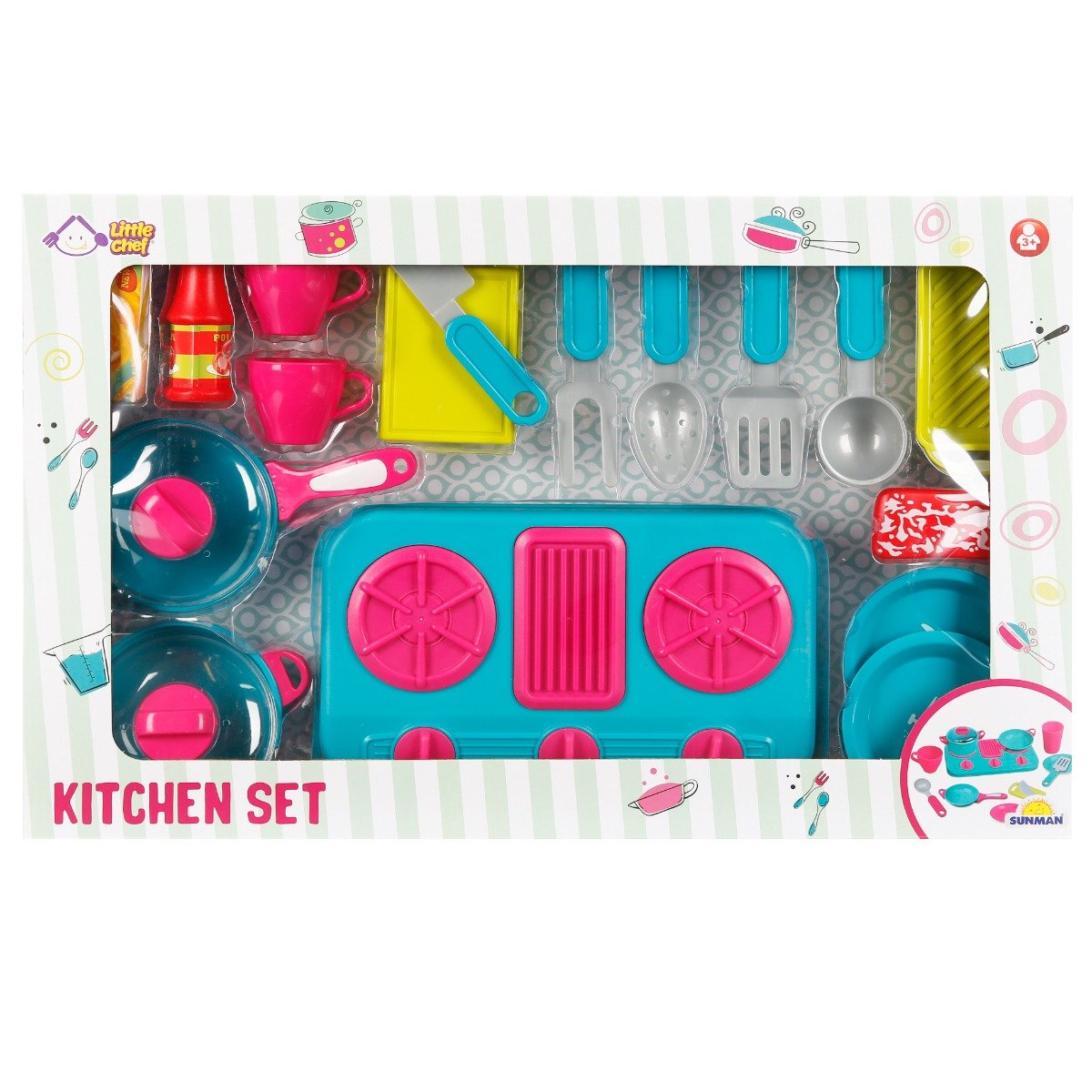 Set de bucatarie cu aragaz, Little Chef