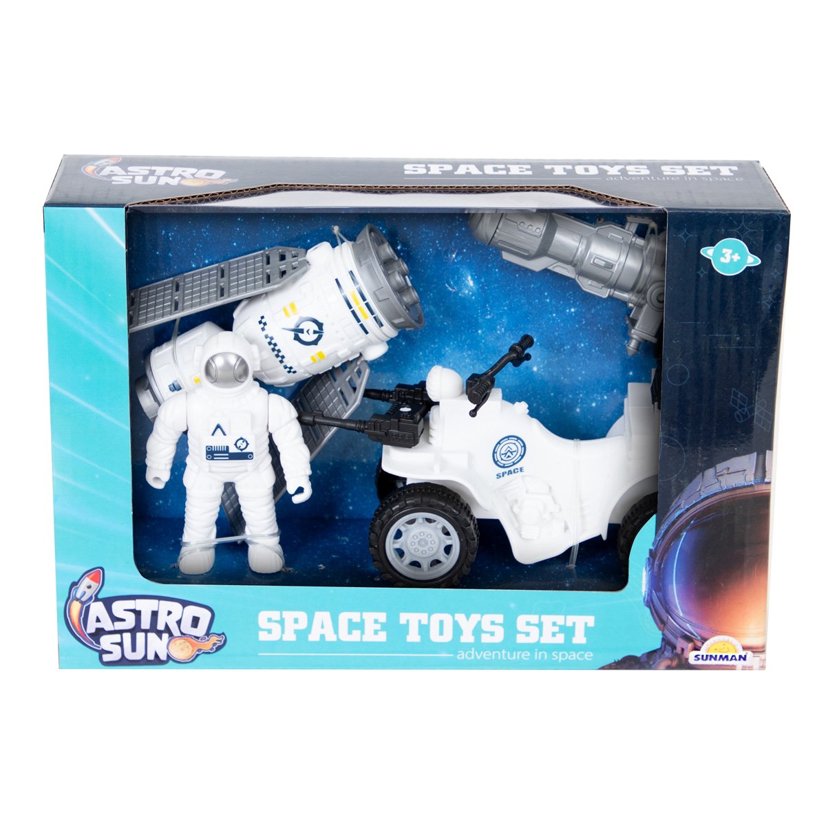 Set 2 vehicule spatiale si astronaut, Satelit