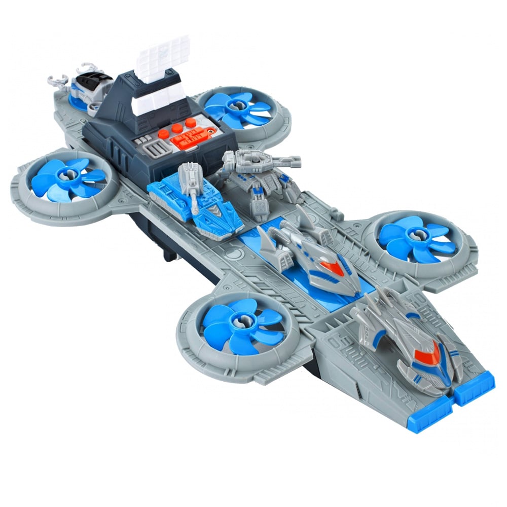 Set baza spatiala cu 5 vehicule, Hero Combat, Space Union