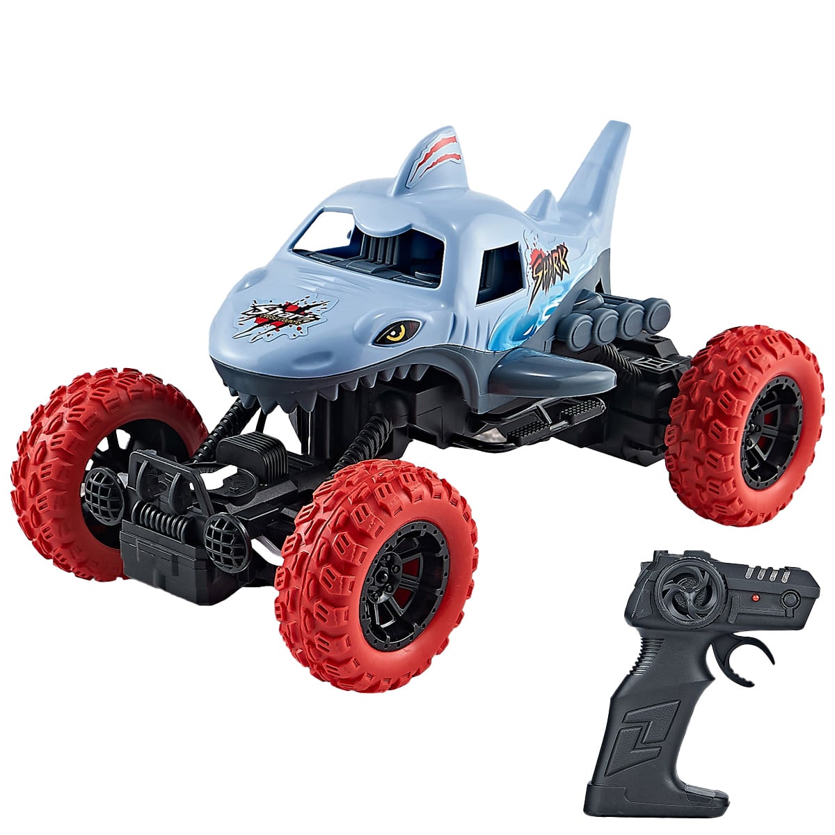 Masina 4x4 cu telecomanda, Suncon, Shark Ultra Rock Crawler, Blue, 1:18