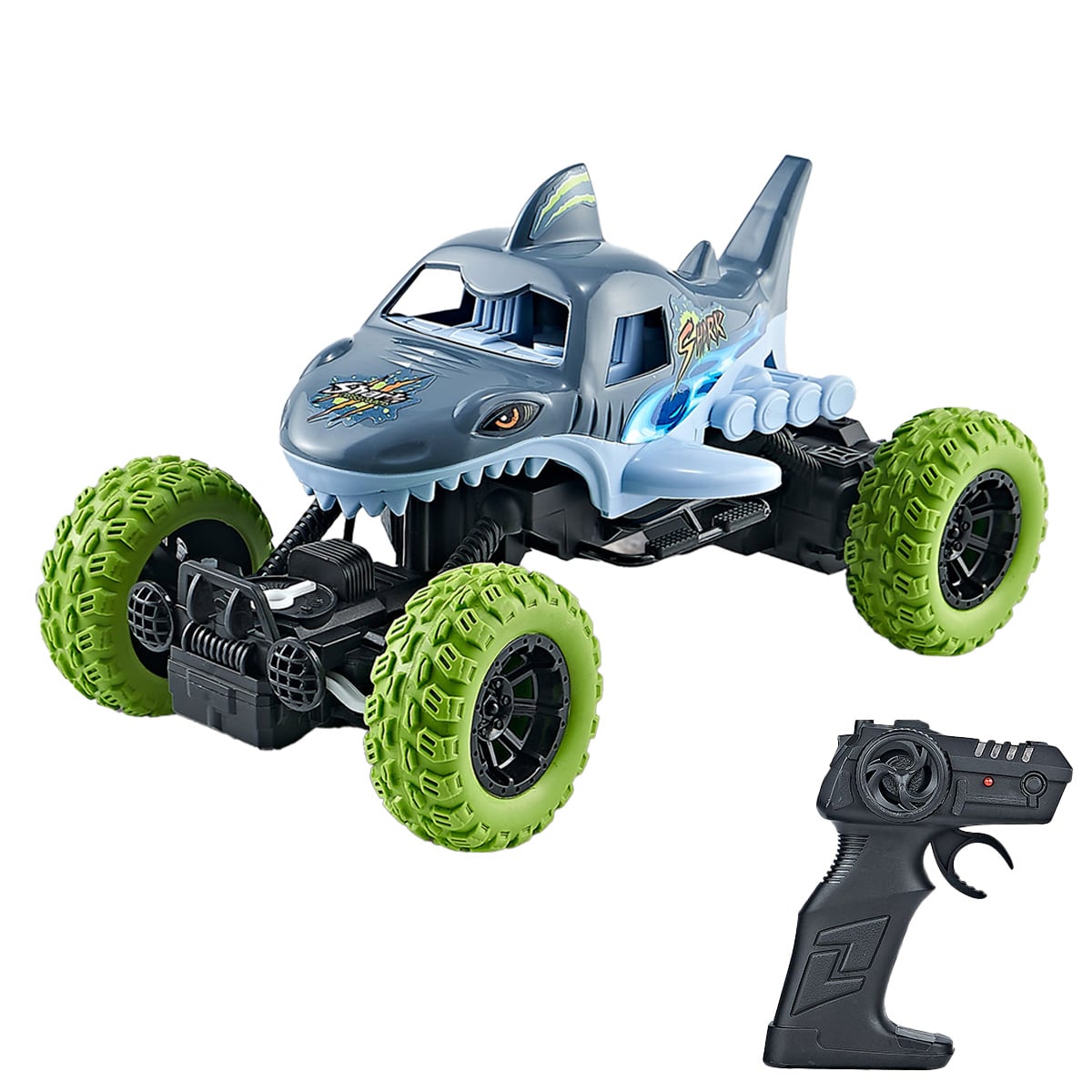 Masina 4x4 cu telecomanda, Suncon, Shark Ultra Rock Crawler, Gri, 1:18