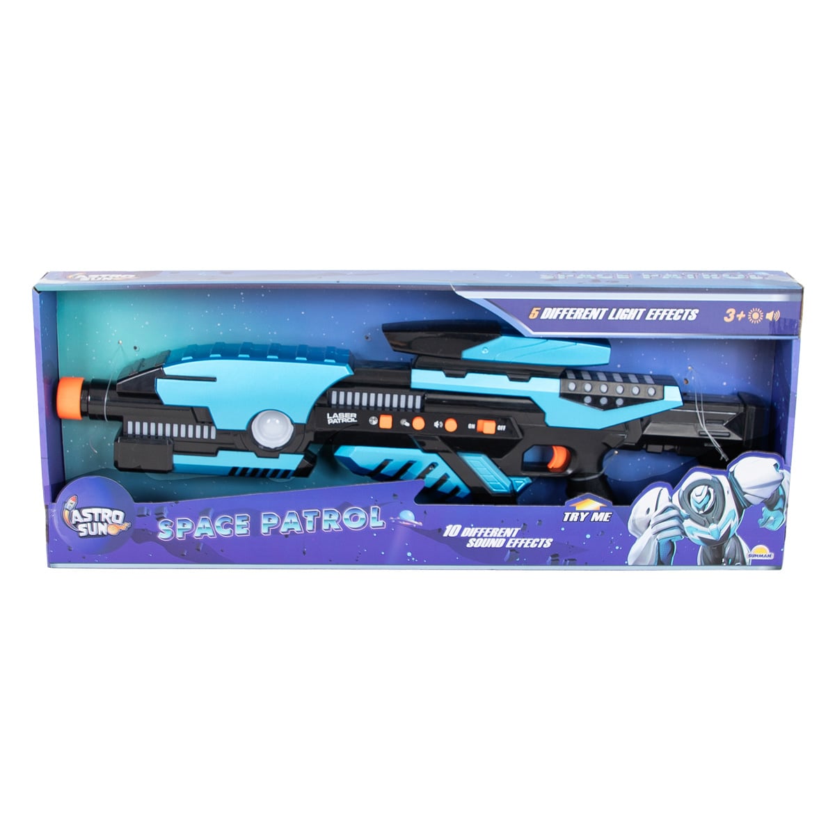Arma de jucarie cu lumini si sunete, Space Laser Patrol X