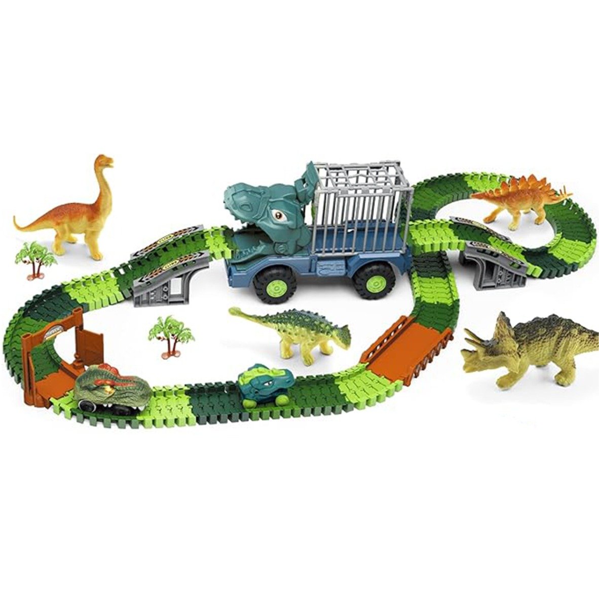 Set camion si pista, Crazoo, Dinosaur World