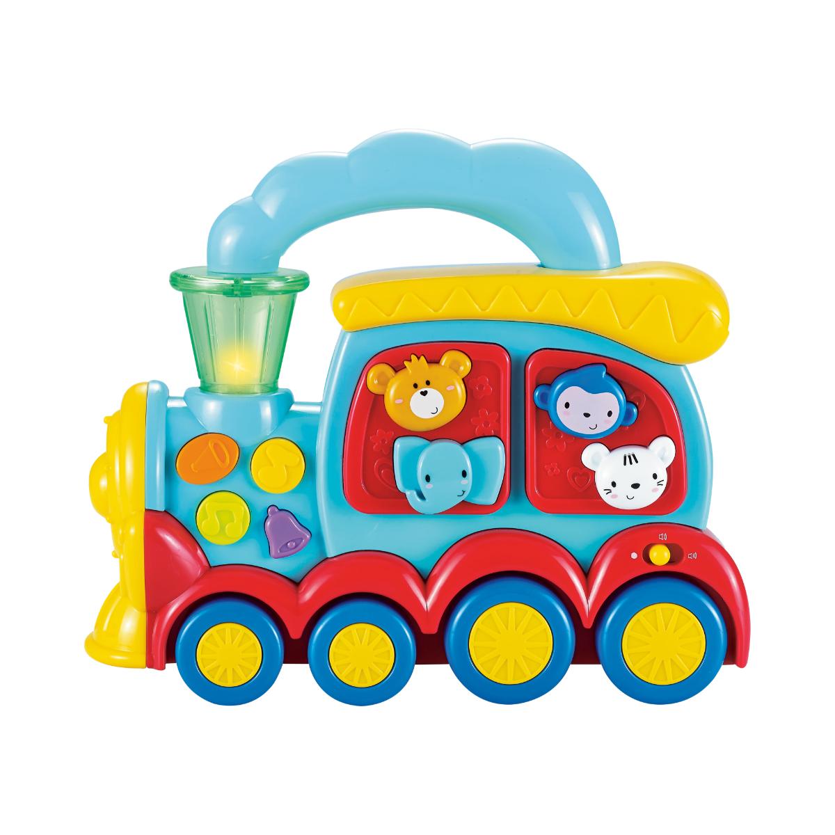 Jucarie bebelusi, Minibo, Trenulet cu animale