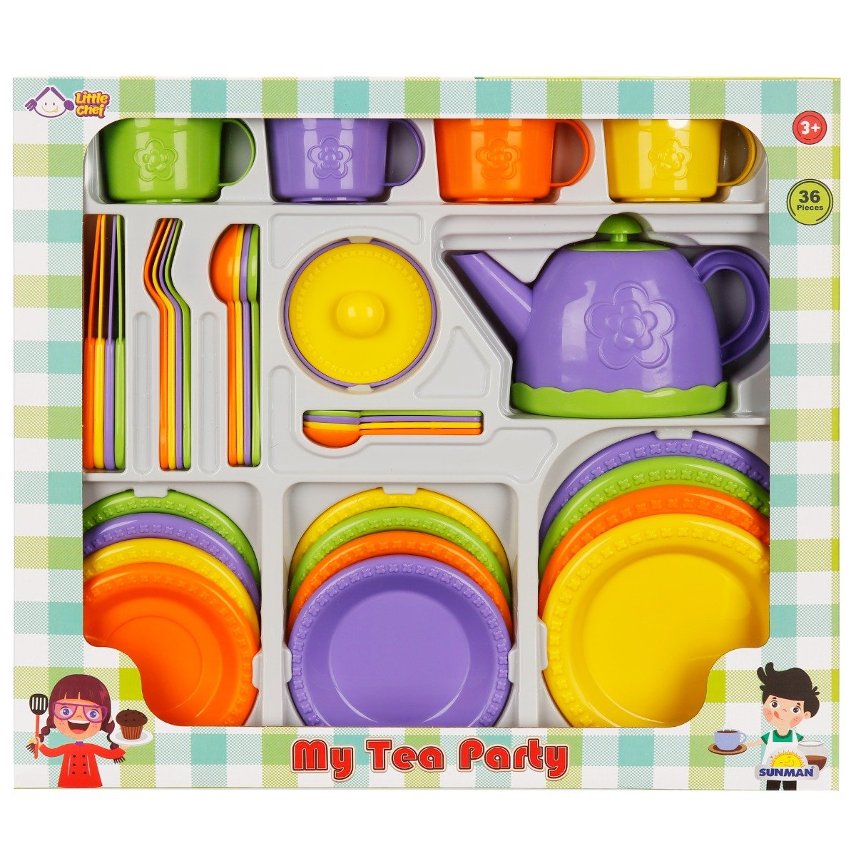 Set de ceai, Little Chef, 36 piese