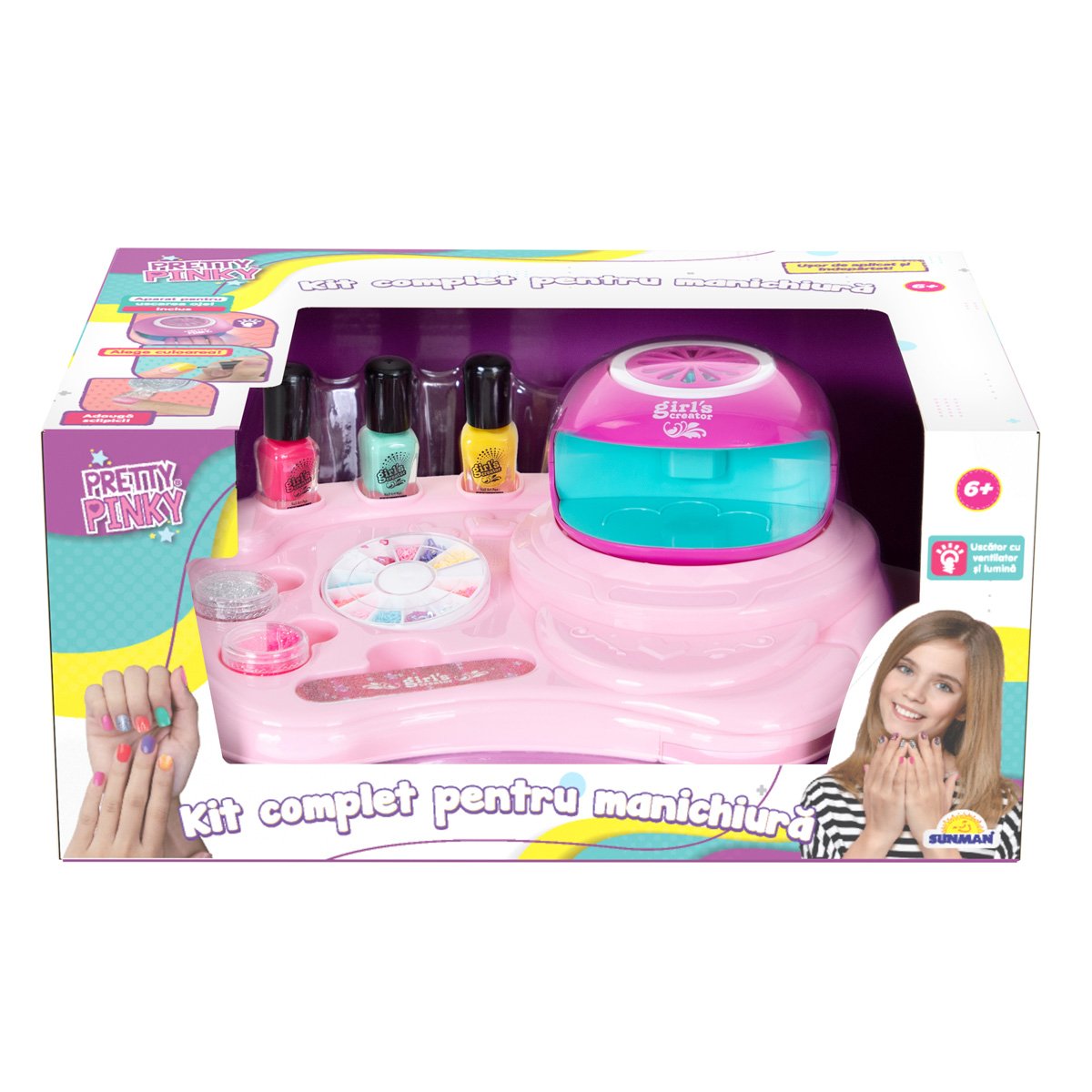 Set pentru manichiura, Pretty Pinky, Nail Art Studio