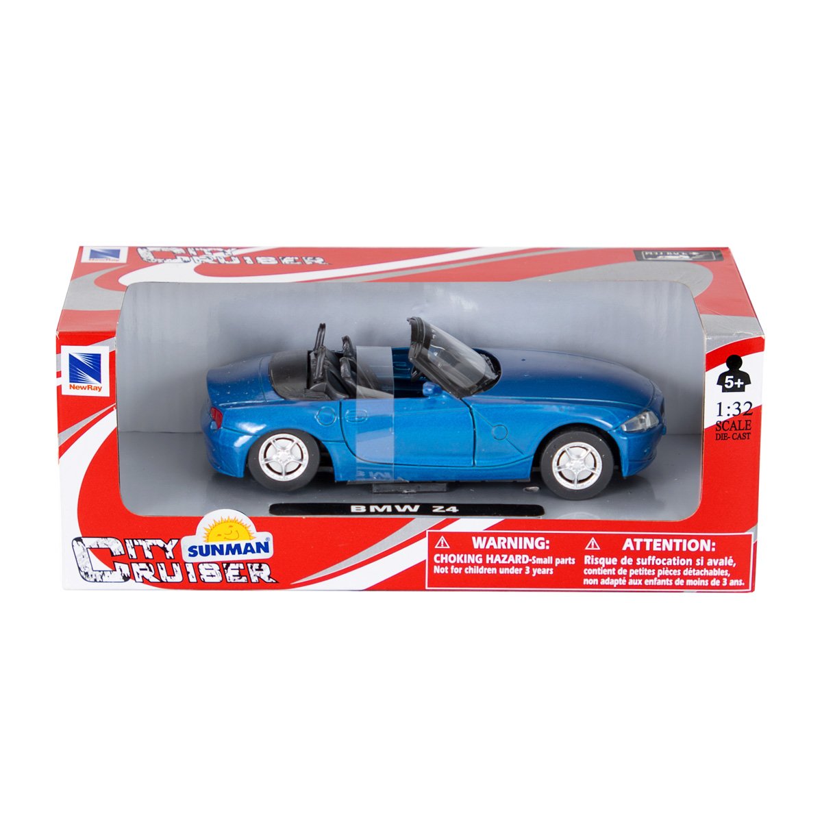 Masina sport metalica, New Ray, City Cruiser, BMW Z4, 1:32