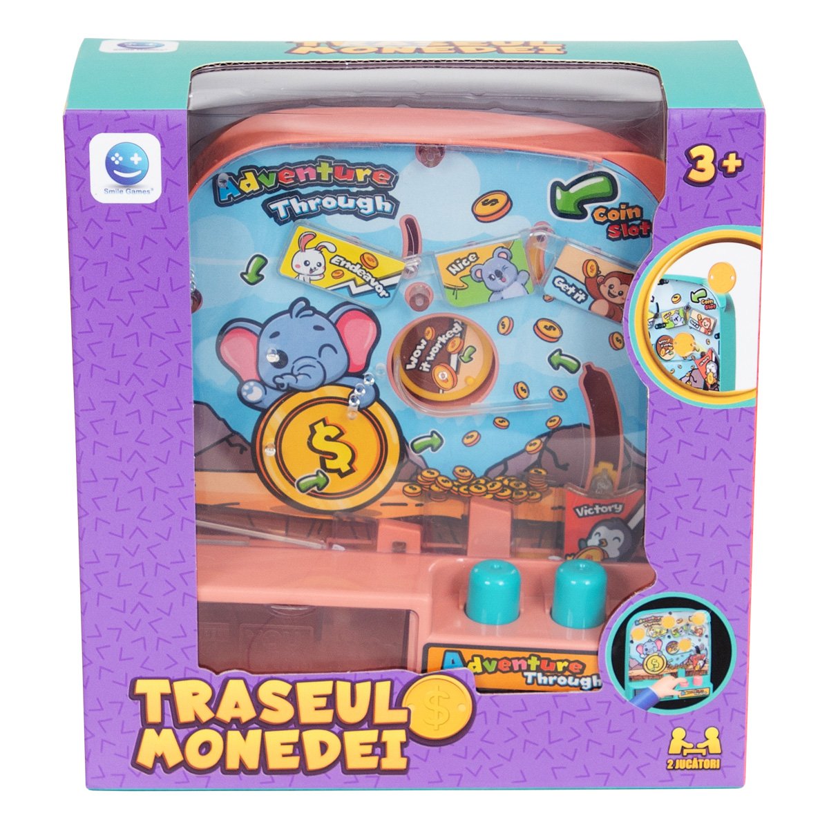 Traseul monedei, Smile Games, Roz