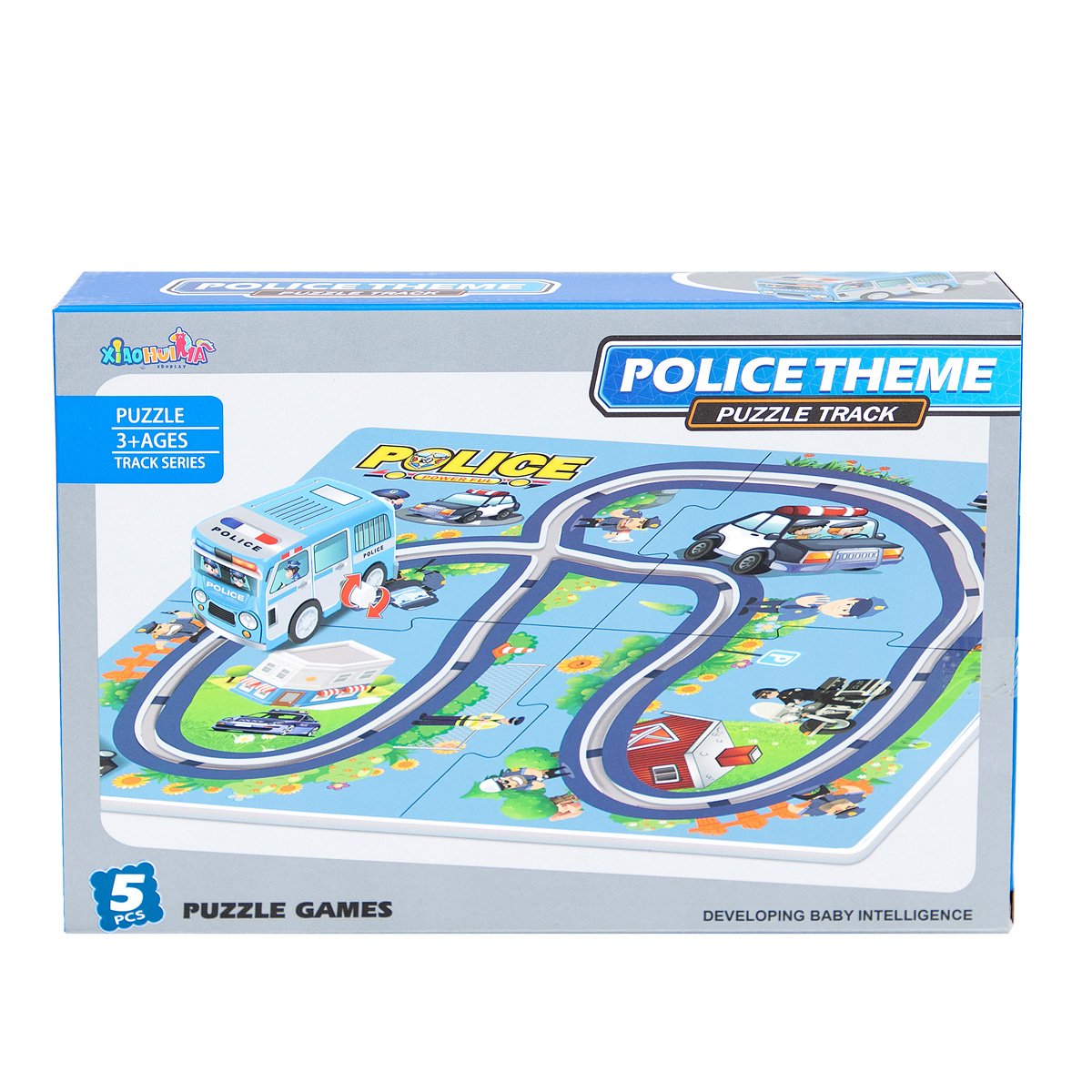 Joc si puzzle 2 In 1, Masina de politie