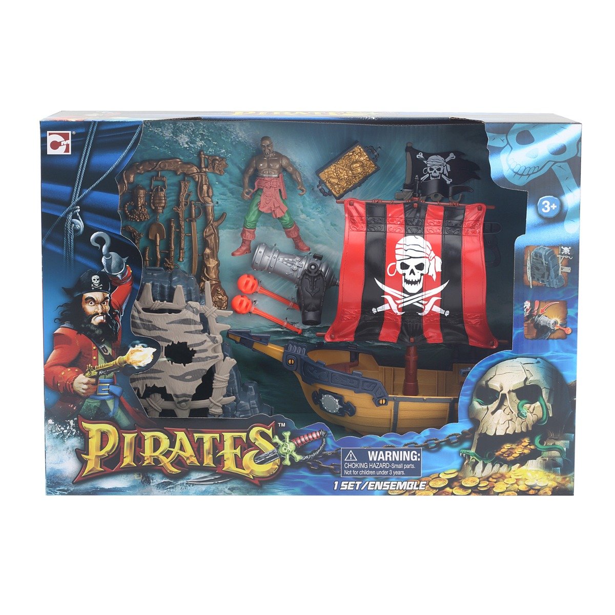 Set de joaca corabia piratilor cu accesorii, Pirates