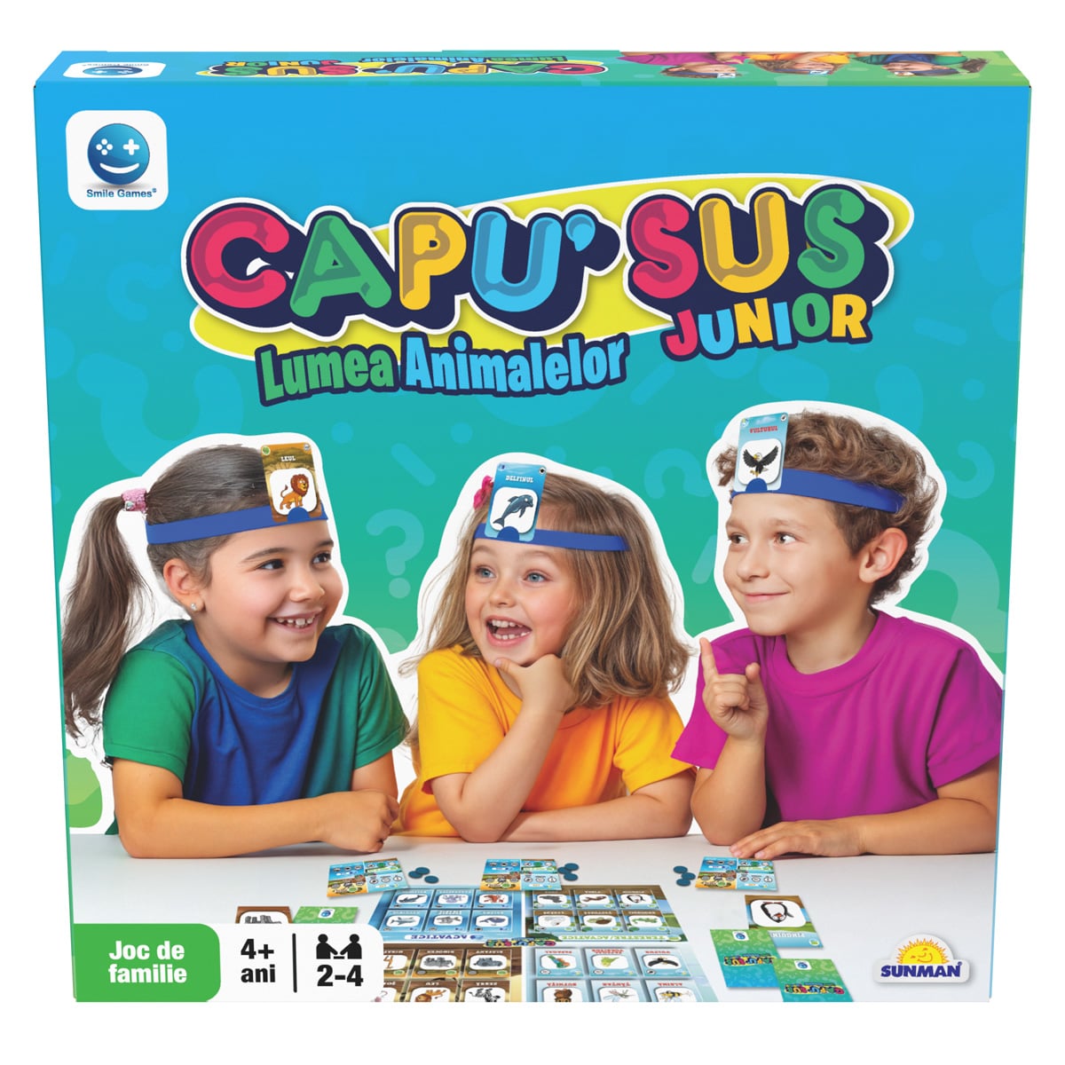 Joc de societate, Smile Games, Capu' Sus Junior, Lumea animalelor