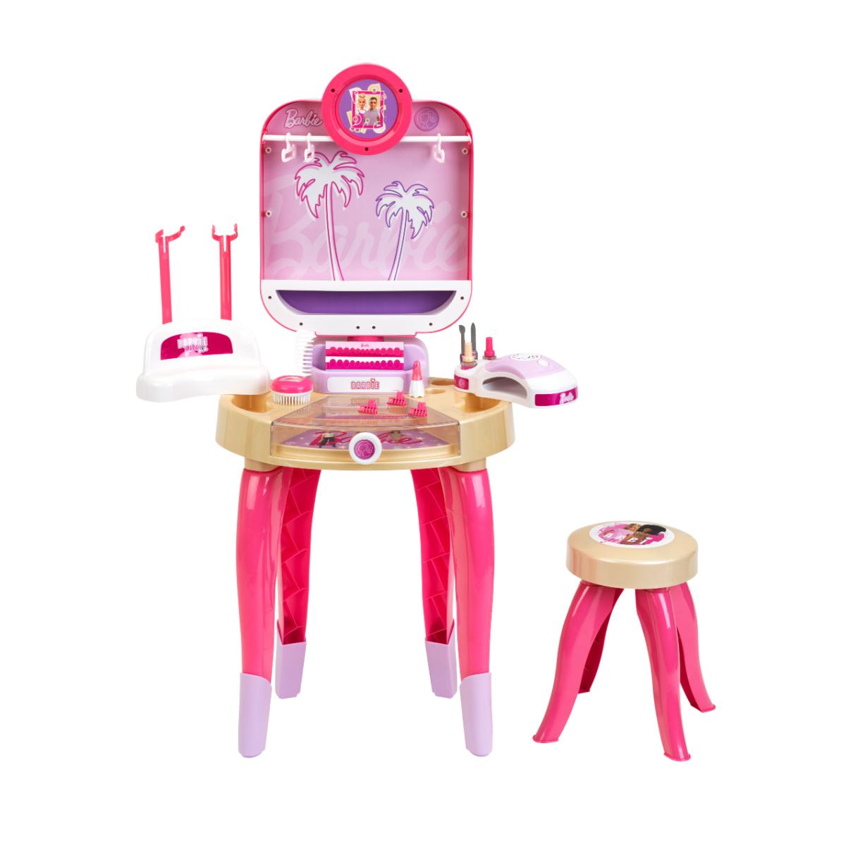 Set masuta de infrumusetare cu lumini, Barbie, Beauty Studio