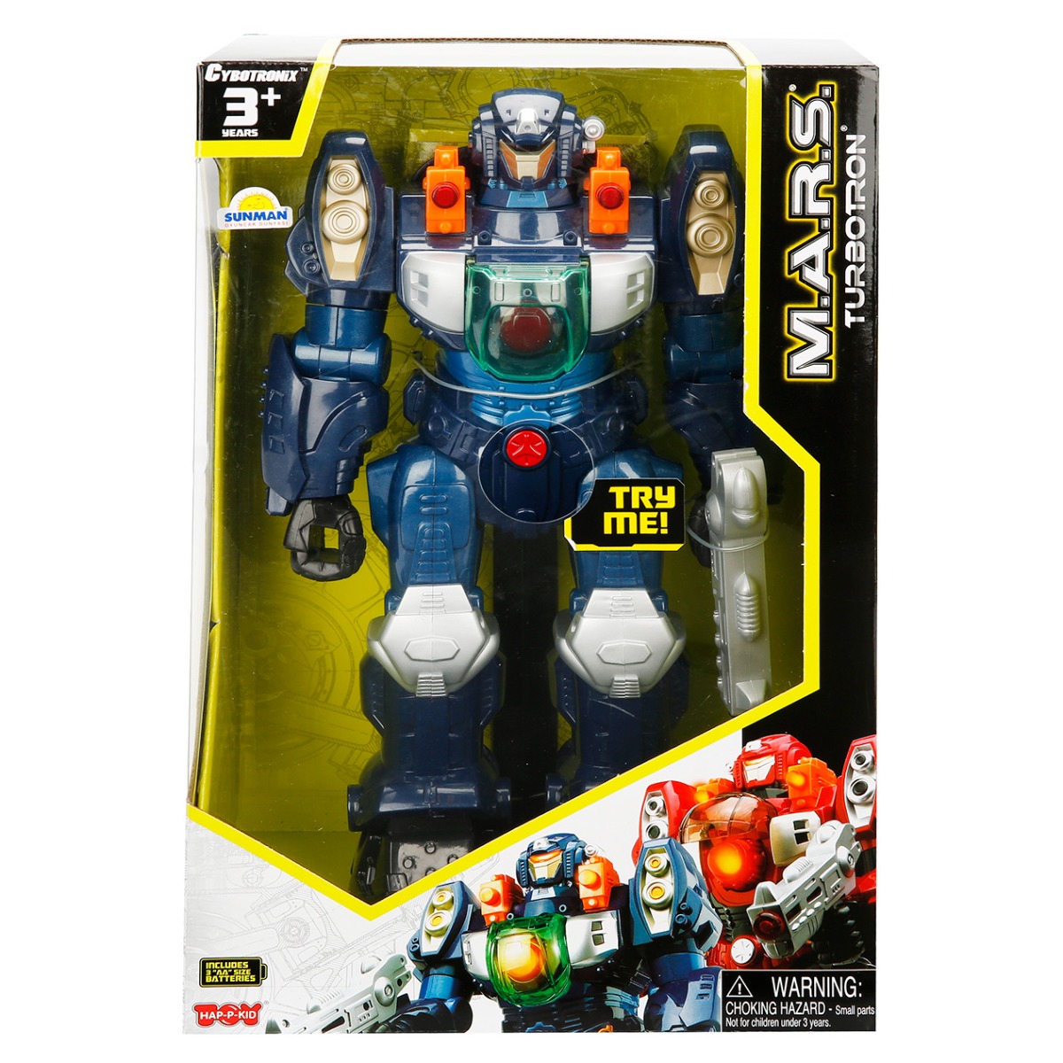 Robot Turbotron, Happy Kid, M.A.R.S. Albastru Albastru imagine noua responsabilitatesociala.ro