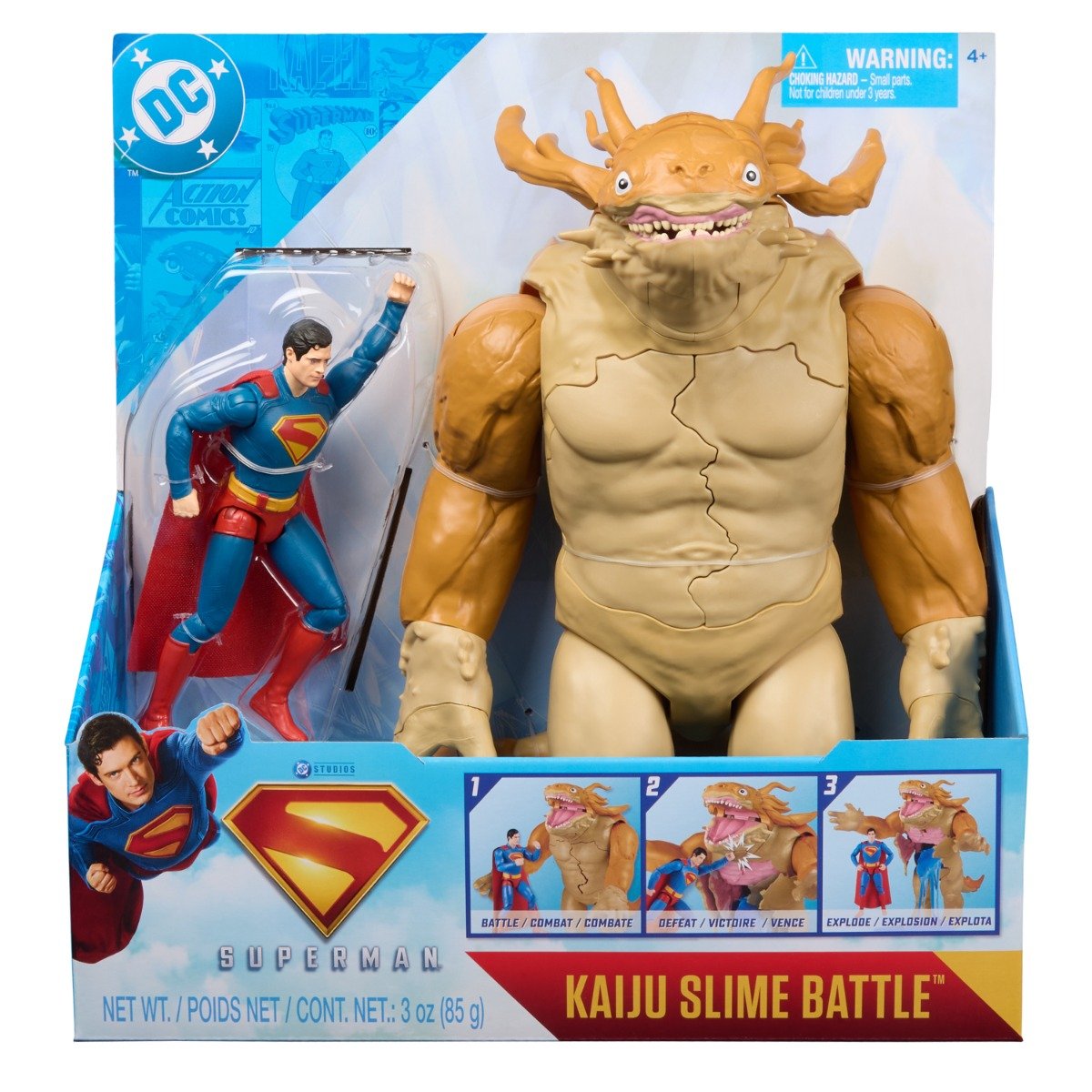 Set de lupta cu figurine, Dc Universe, Superman si Kaiju, 15 cm, 6073195