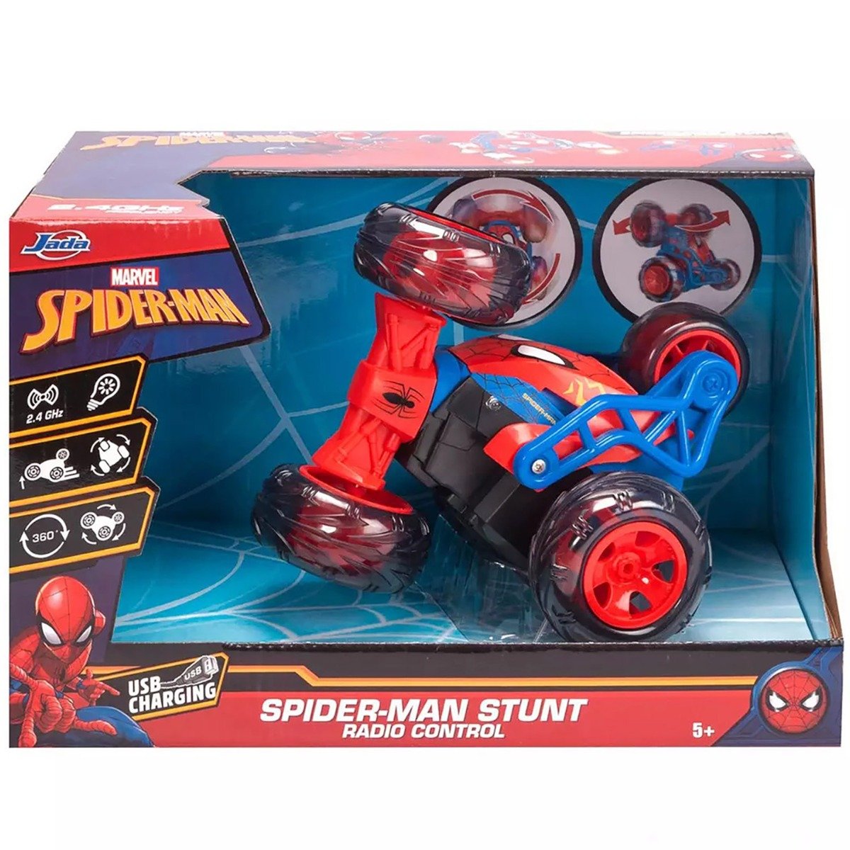 Masina cu telecomanda, Jada, Spider-Man Stunt
