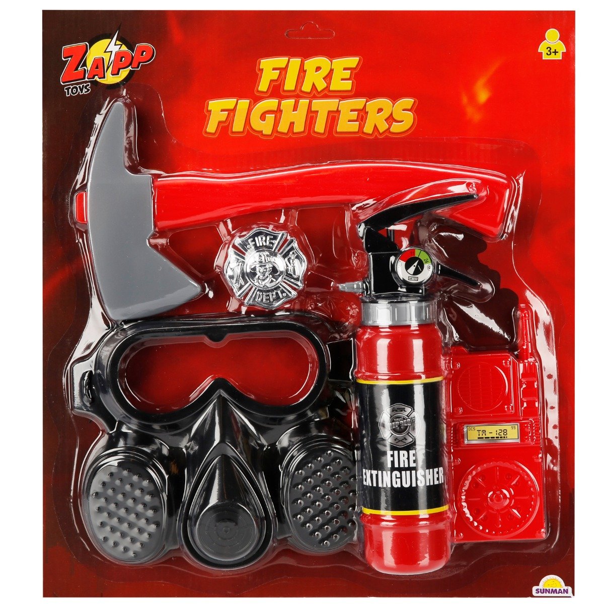 Set echipament pentru pompieri Zapp Toys Fire Fighters