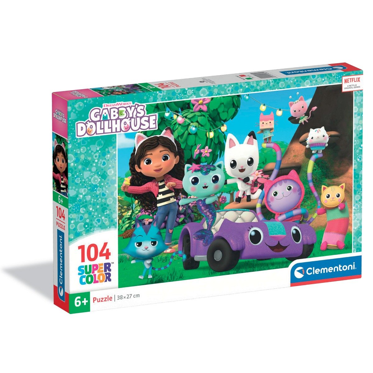 Puzzle Clementoni, Gabbys Dollhouse, 104 piese