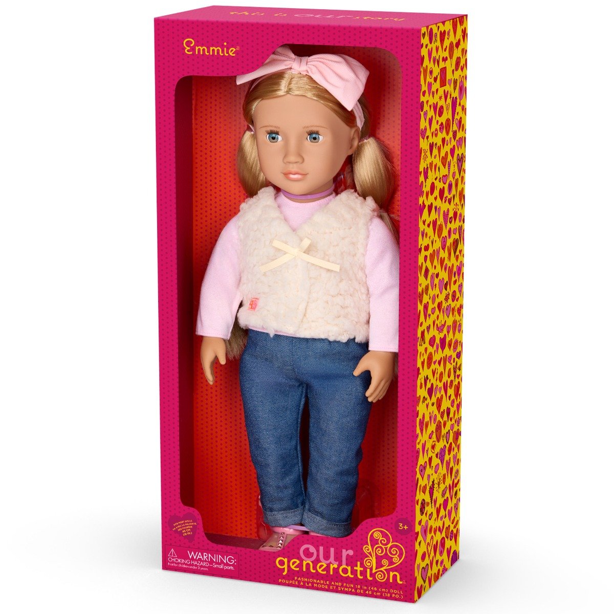 Papusa Emmie in blugi, Our Generation, 46 cm