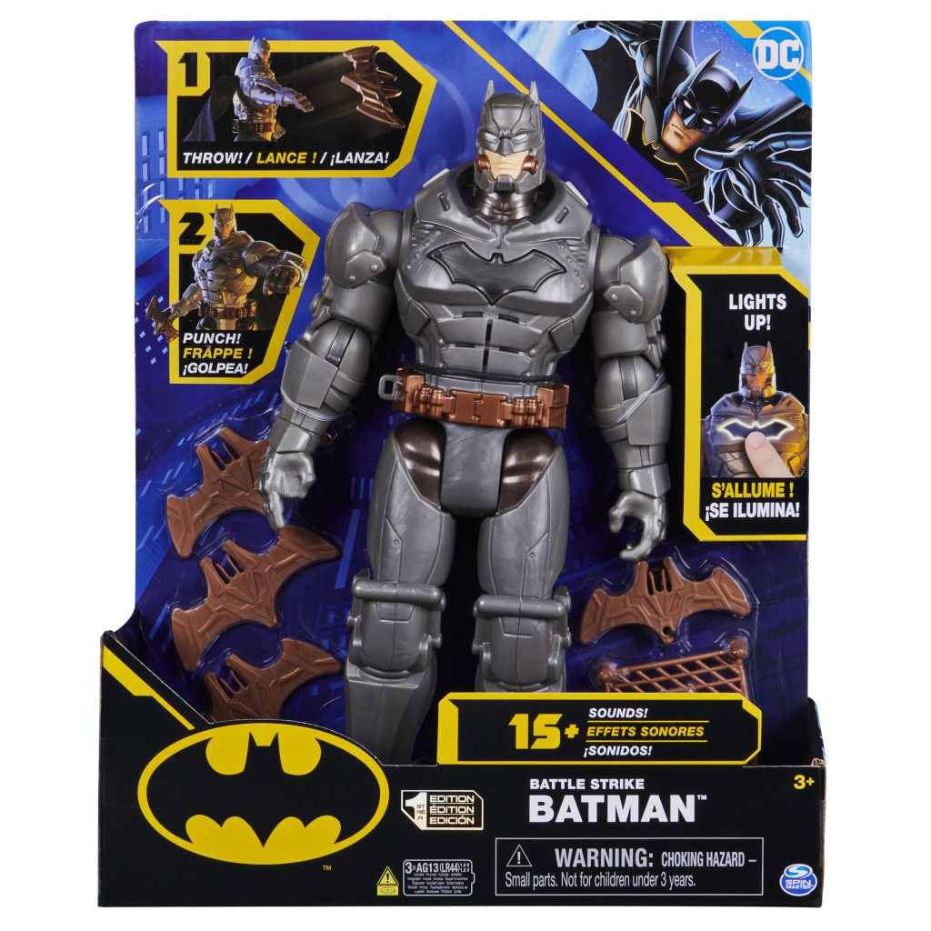 Figurina interactiva cu accesorii, DC Universe, Batman, 30 cm, 20138219 20138219 imagine noua responsabilitatesociala.ro
