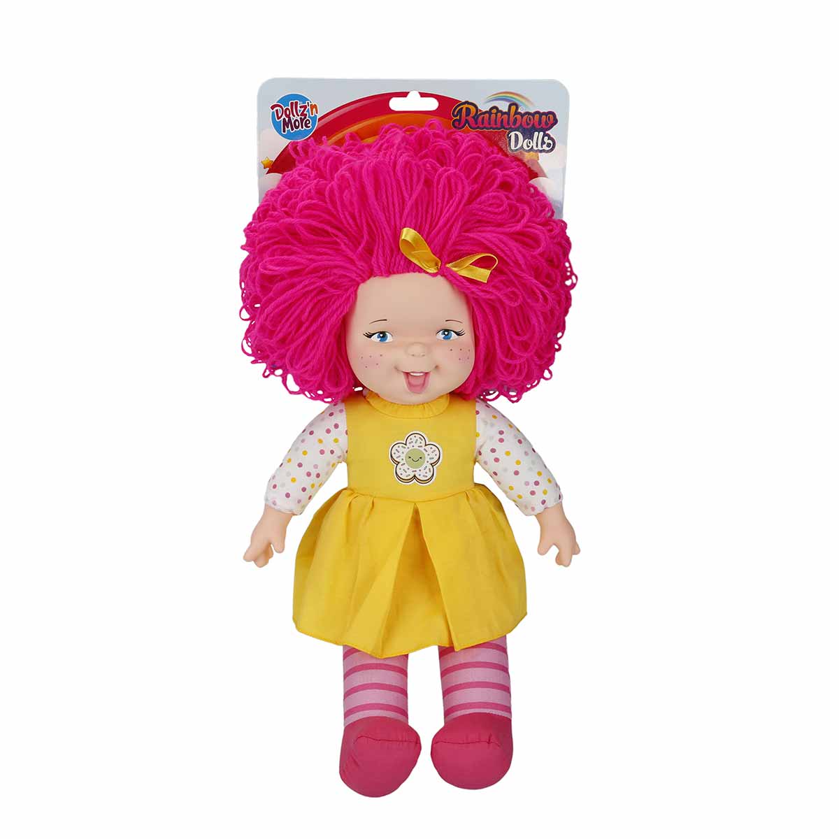 Papusa Rainbow Dolls, Dollzn More, cu par roz, 45 cm Dollz n More