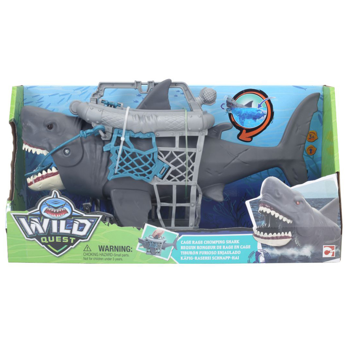 Set de joaca rechin in cusca, Wild Quest cusca imagine noua responsabilitatesociala.ro