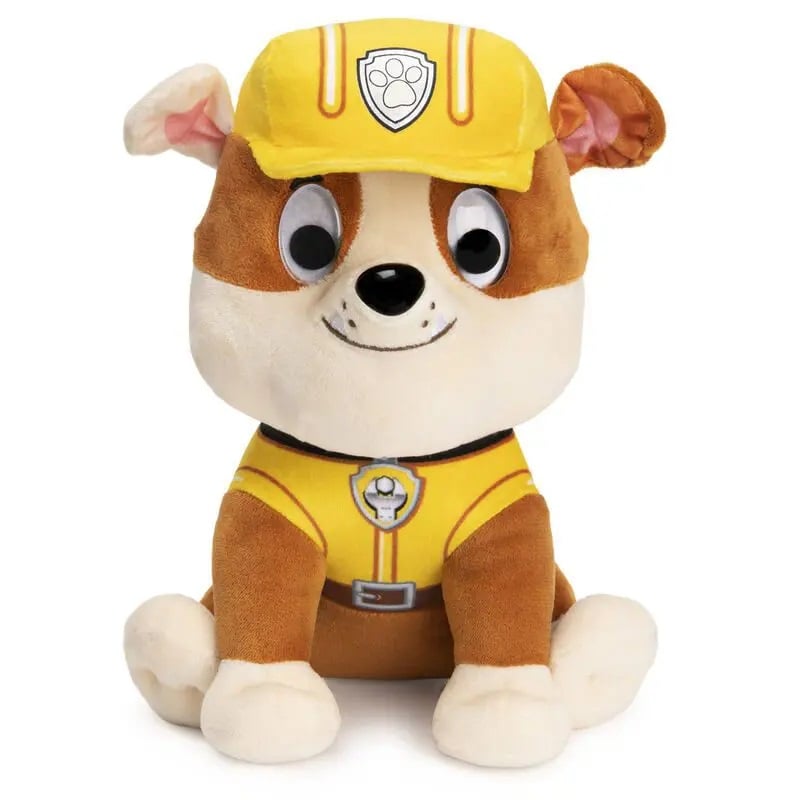 Jucarie de plus, Paw Patrol, Rubble, 23 cm, 6058447