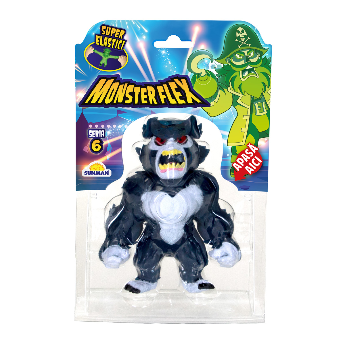 Figurina Monster Flex, Monstrulet care se intinde, S6, The Beast