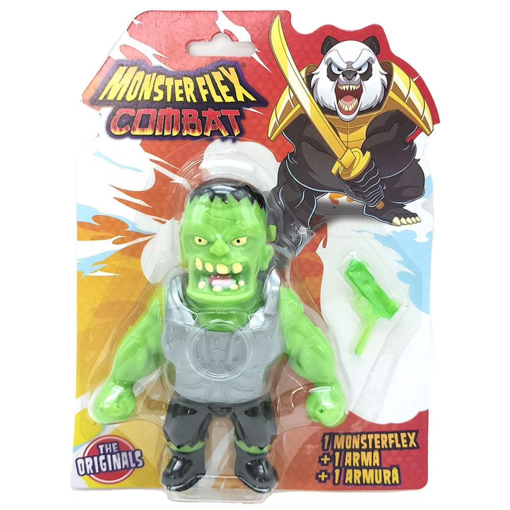 Figurina Monster Flex Combat, Monstrulet care se intinde, Soldier Frankenstein