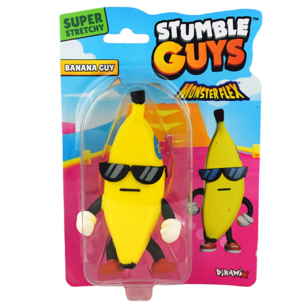 Figurina flexibila, Monster Flex, Stumble Guys, Banana Guy