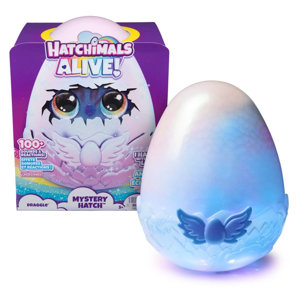 Figurina surpriza, Hatchimals, Draggle, 6069282