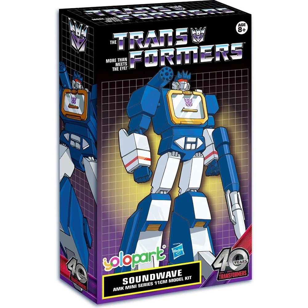 Figurina Transformers One, AMK Mini Series, Soundwave, 11 cm