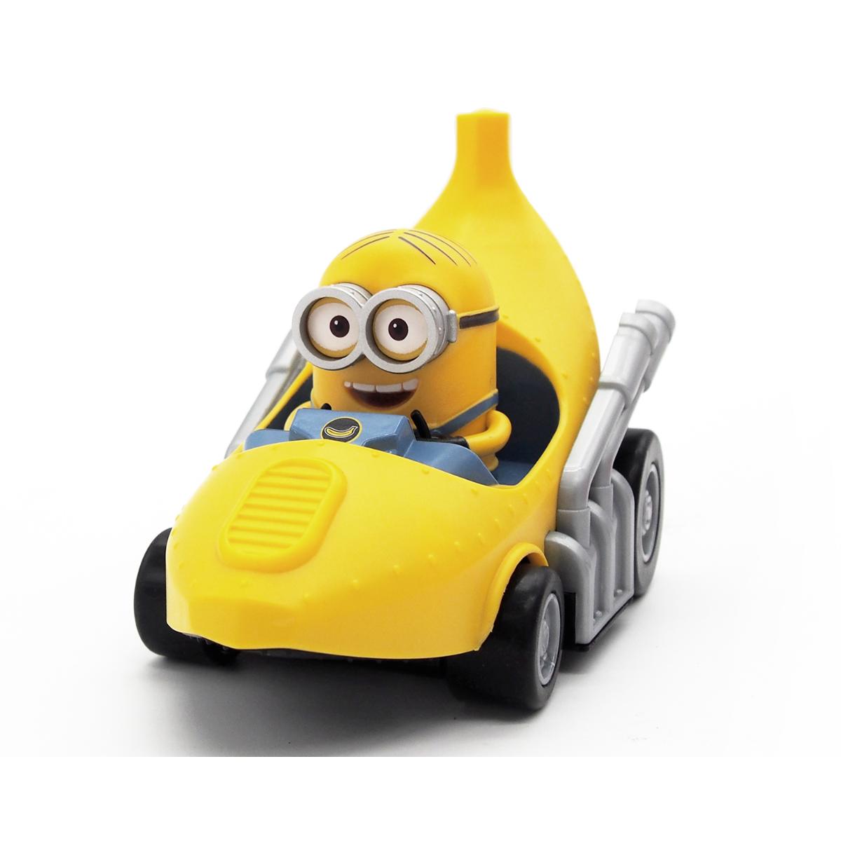 Masina in forma de banana cu figurina, Minions, Dave