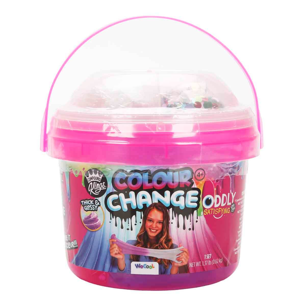 Set slime Compound Kings, Color Change, Bubblegum and Bluebery