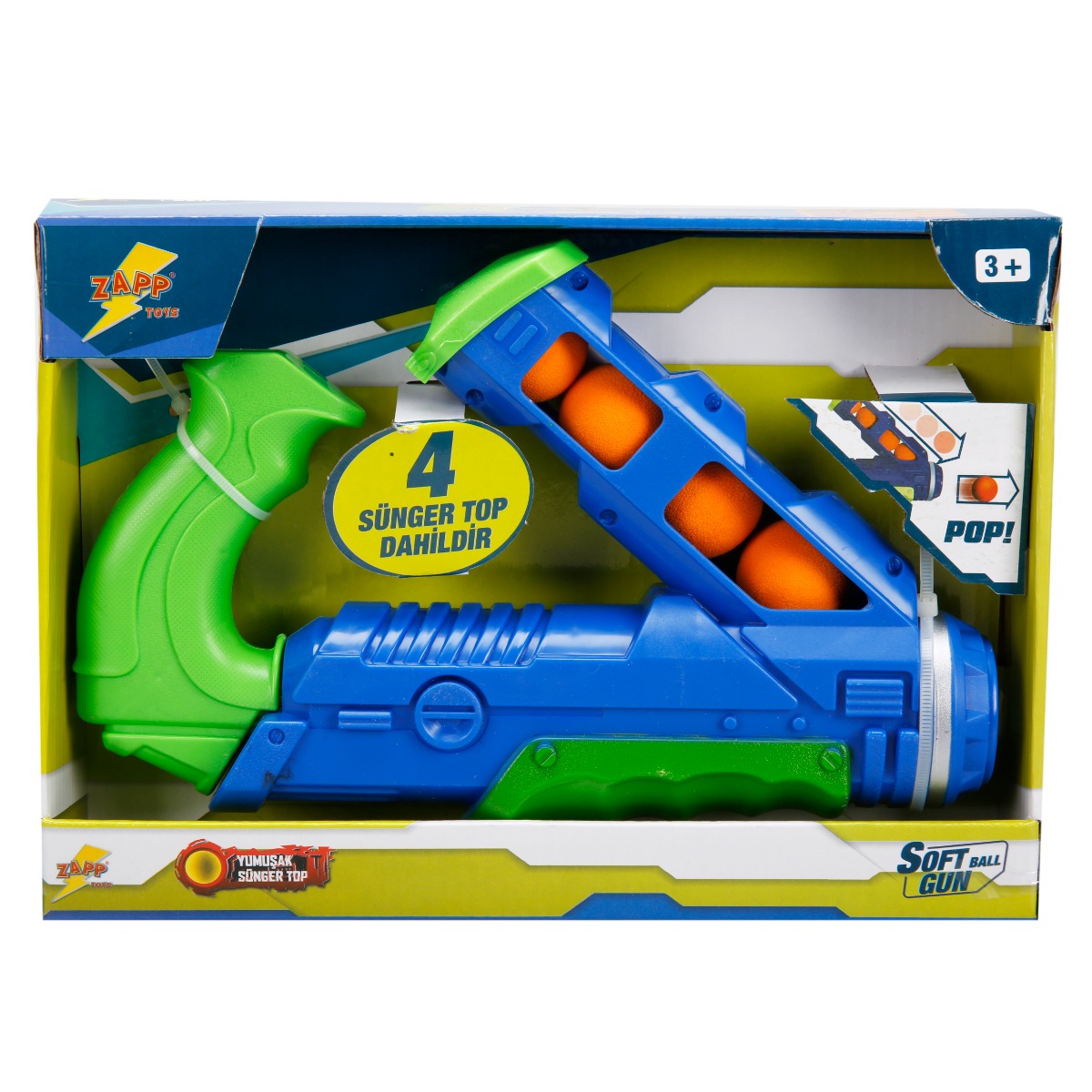 Pistol cu bile din burete, Zapp Toys Jocuri in aer liber 2023-09-21