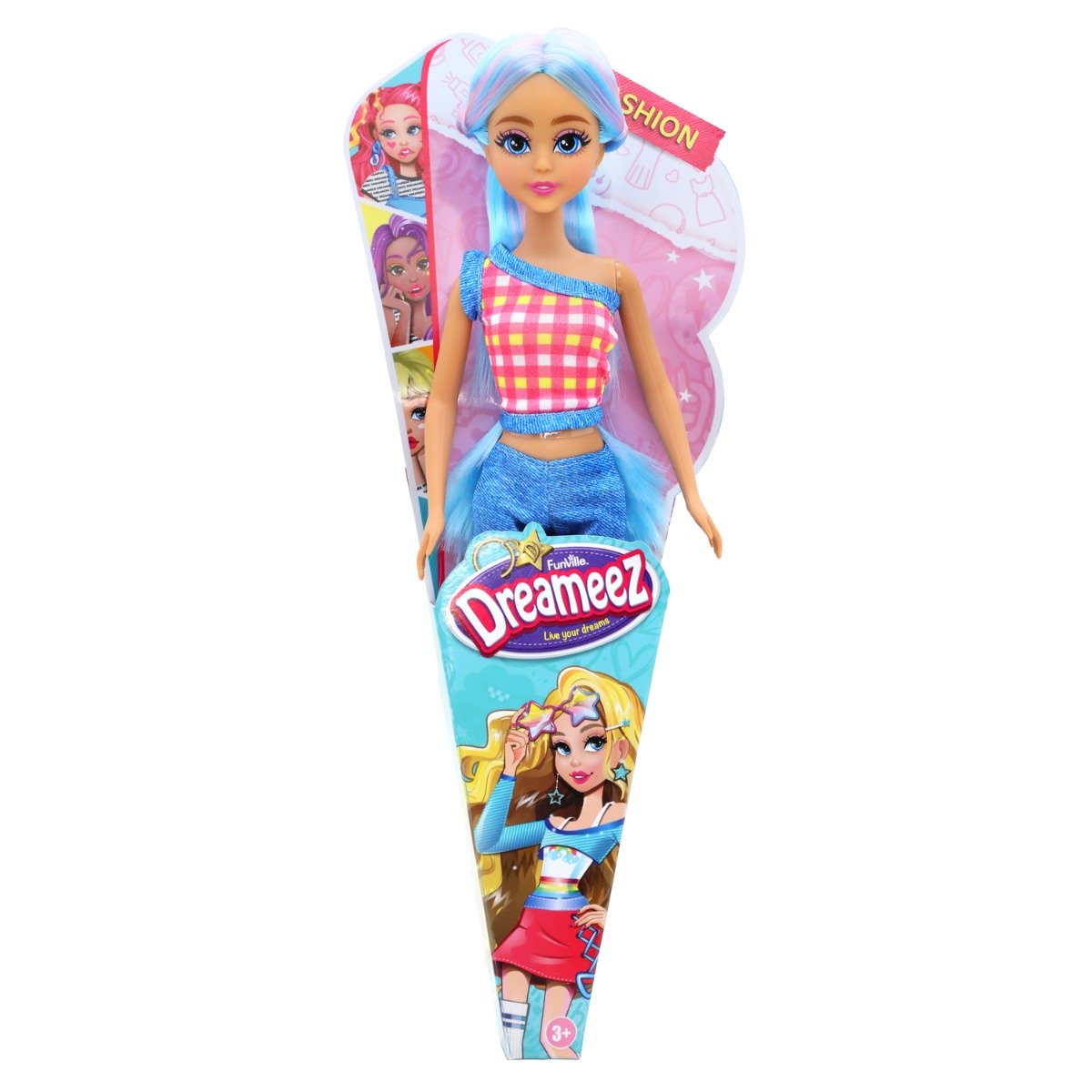 Papusa fashion cu par albastru, Dreameez, 33 cm