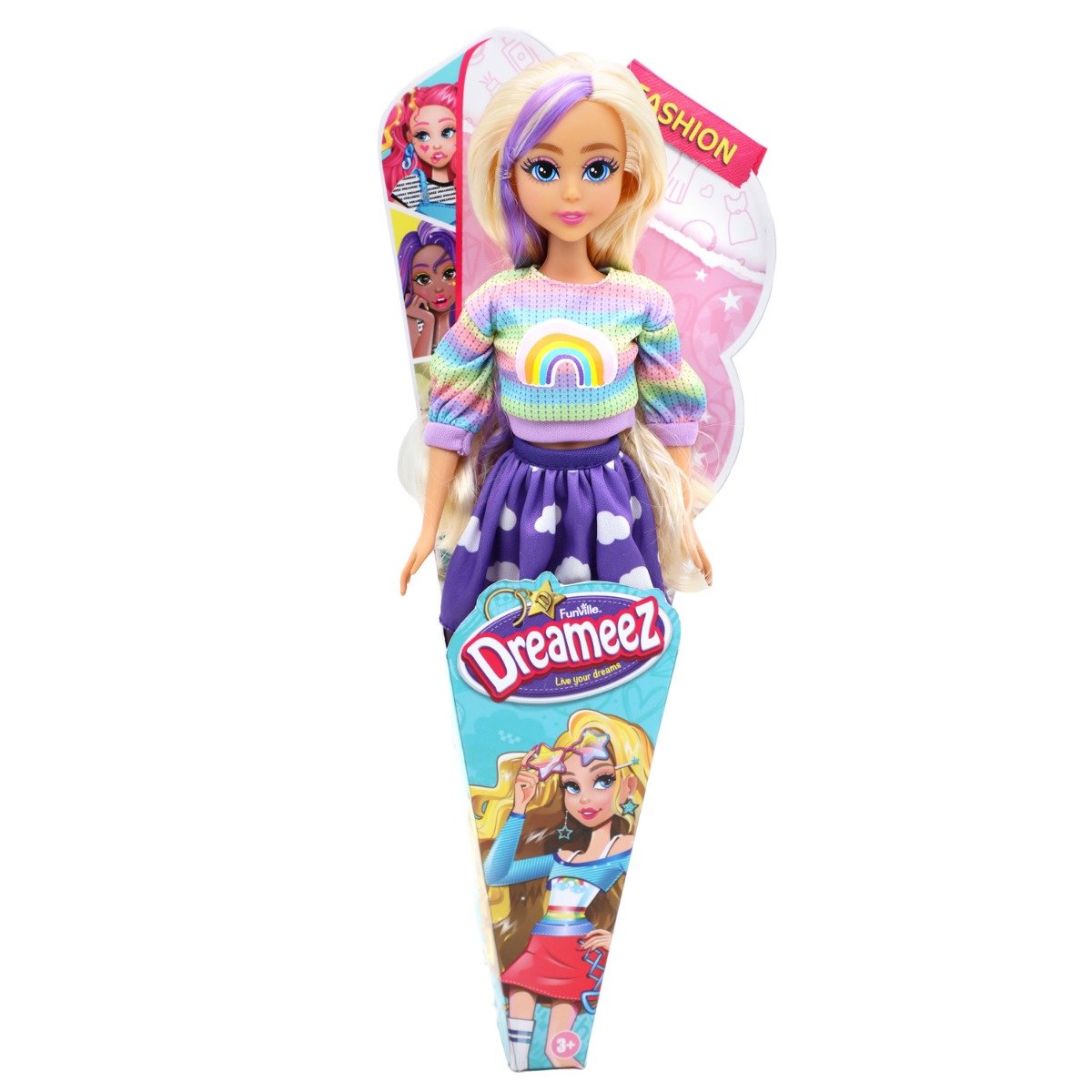 Papusa fashion cu par blond, Dreameez, 33 cm