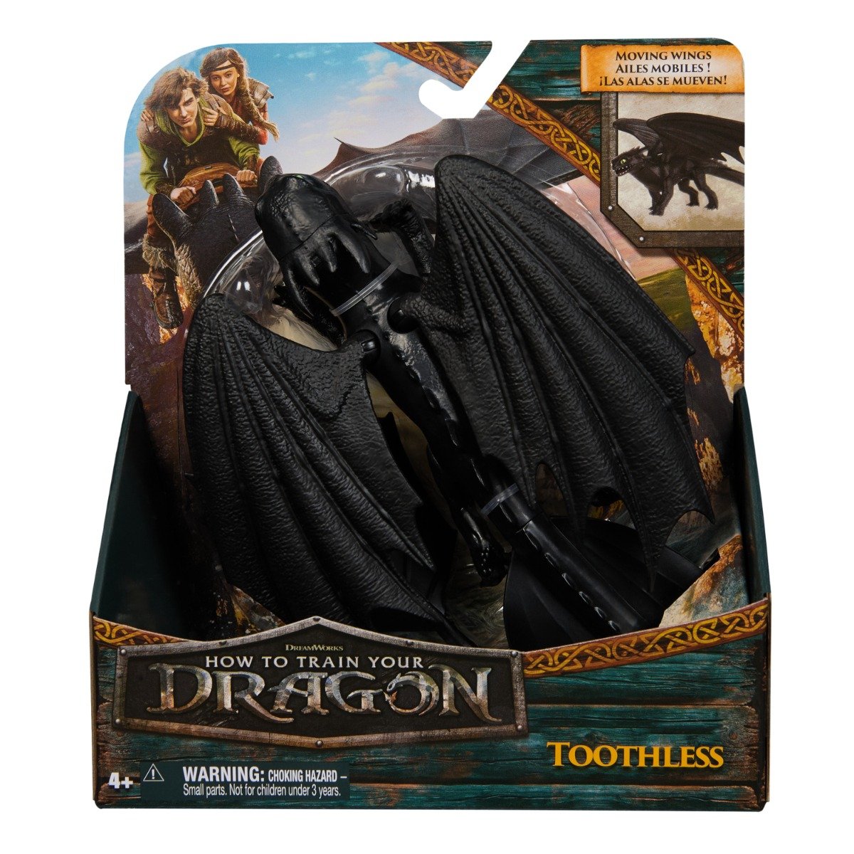 Mini figurina dragon, DreamWorks Dragons, Toothless, 20153913