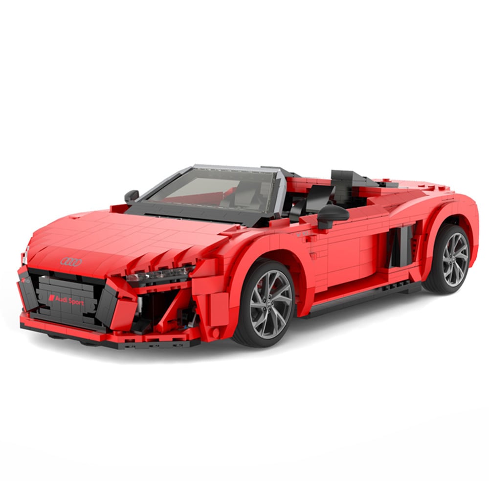 Set constructie masinuta Rastar Audi R8 Spyder 1:14 1024 piese