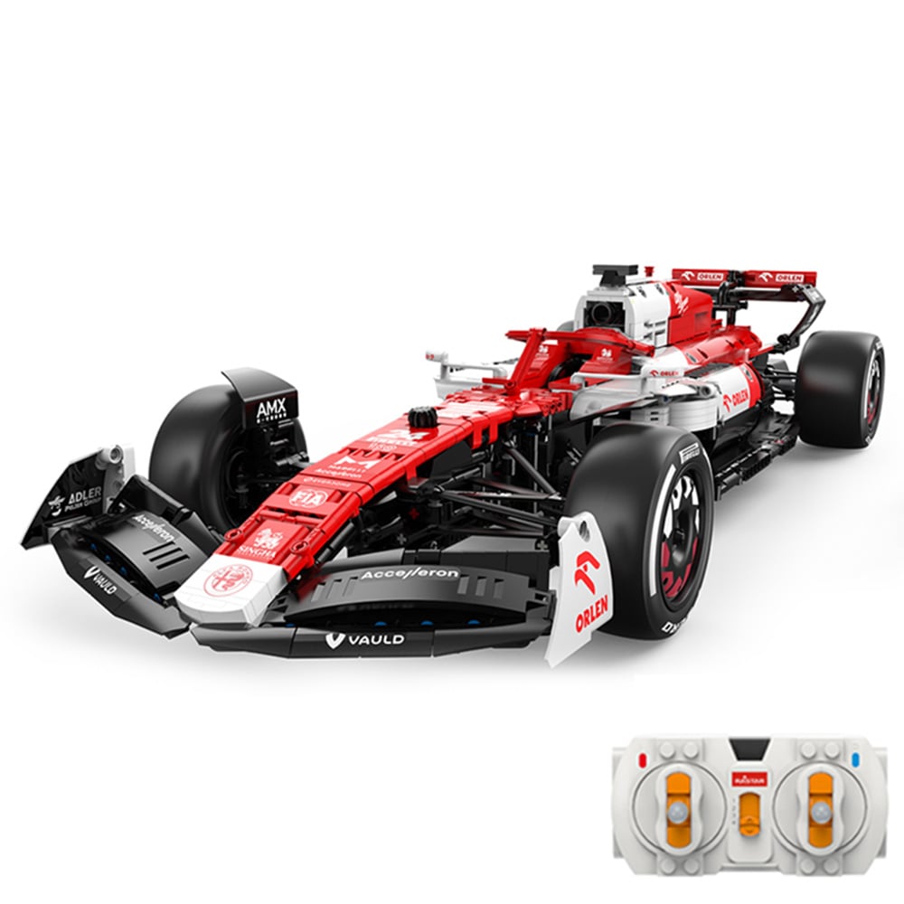 Set constructie masinuta cu telecomanda Rastar Alfa Romeo F1 C42 1:8 2261 piese