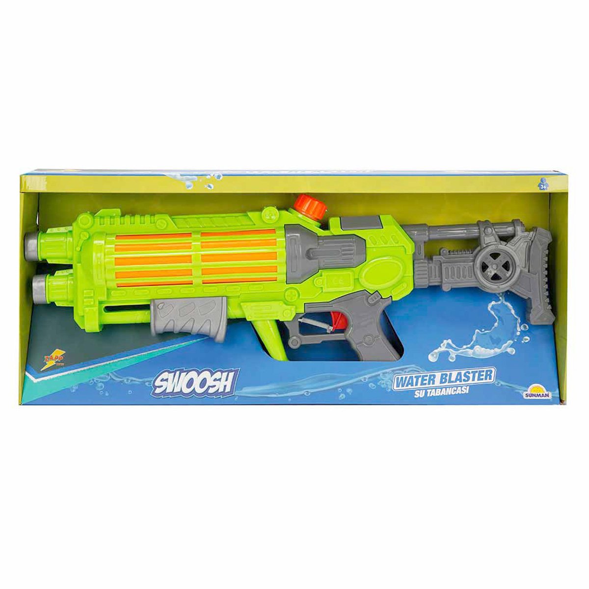 Pistol de apa, Zapp Toys, Swoosh, 57 cm, Verde
